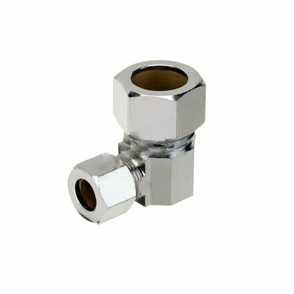 American Imaginations 0.625 in. x 0.375 in. L-90 Compression Elbow in Modern Style AI-38692